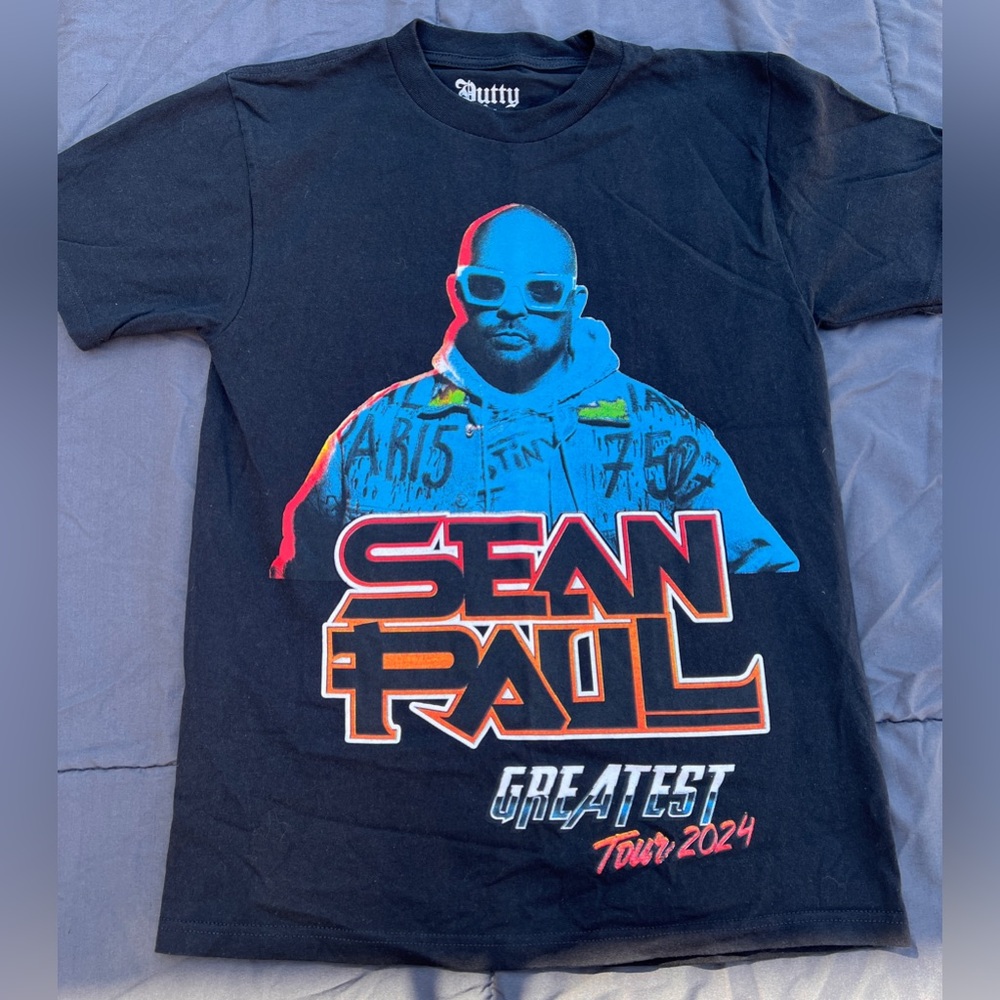 Sean Paul Graphic Black T-Shirt